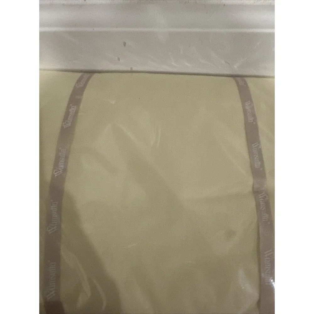Vtg Wamsutta Supercale Plus 200 Thread Count Cotton Poly Twin Fitted Sheet Cream